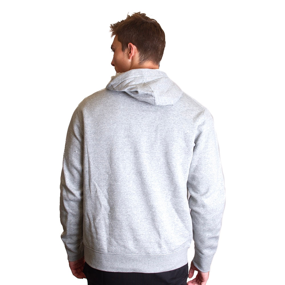 Nike Cotton-blend Club Grey Hoodie